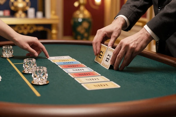 Live Baccarat Online Casino Tische mit Kartenaufdeckung bei Dragonia